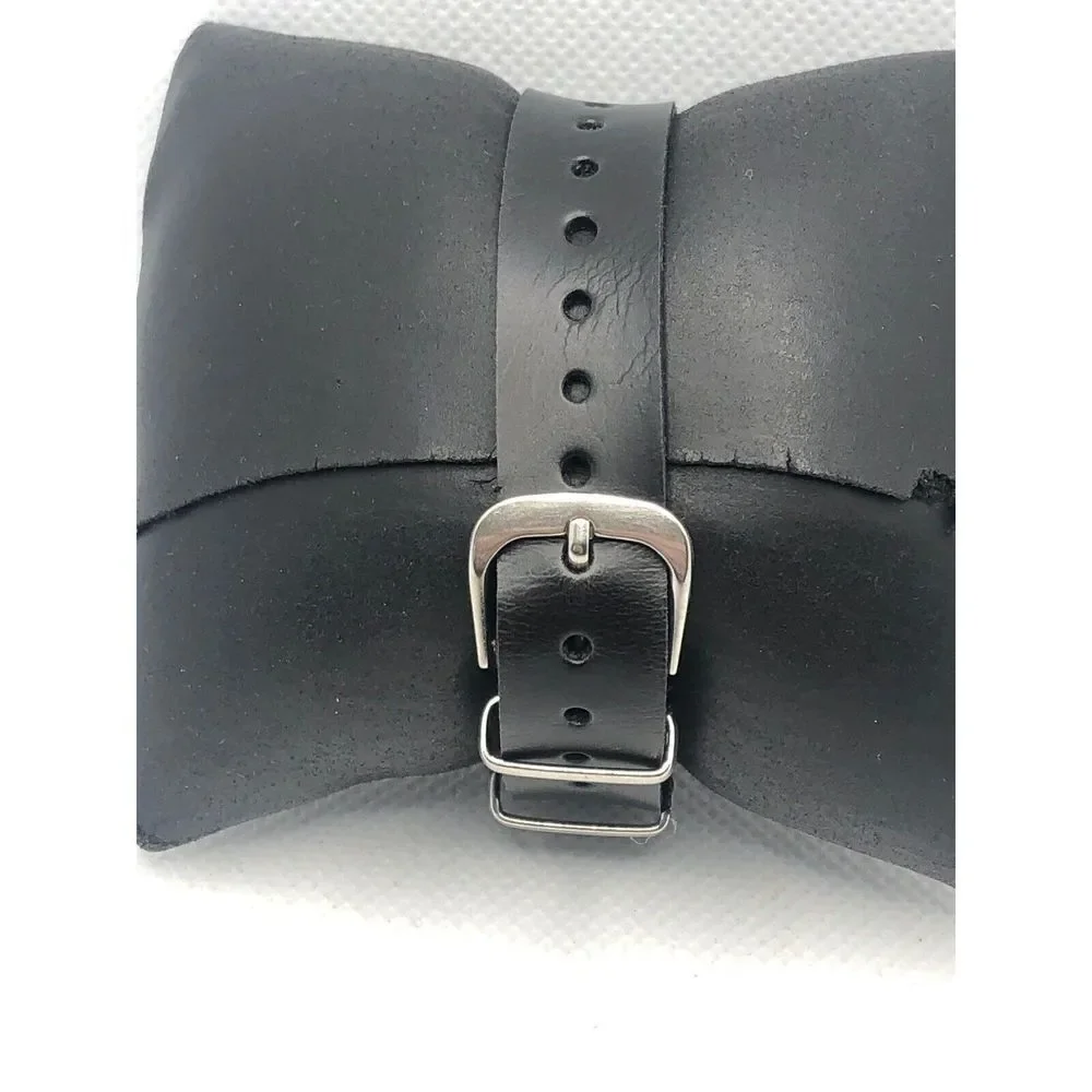 Fossil Q FTW5007 Women Black Leather Analog Silver Dial Hybrid Smart Watch HK270